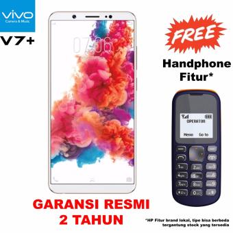 Vivo V7+ Smartphone - 4/64 GB Full View Display - Free Handphone Fitur  