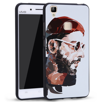 Gambar Vivov3max lucu silikon penurunan resistensi model laki laki ponsel set shell telepon