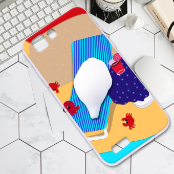 Gambar Vivox3l kepribadian silikon tiga dimensi dekompresi telepon shell
