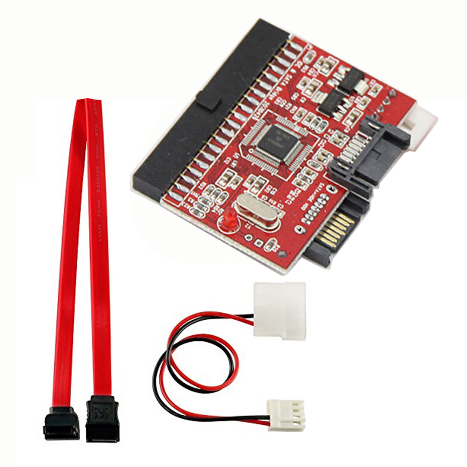Shopping Comparison Vococal 2-in-1 IDE ke Sata/Sata ke IDE adaptor kabel Converteruntuk Serial Ata 100/133 IDE ke Sata Ata HDD DVD konverter -International