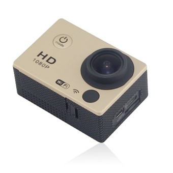 VVGCAM SJ4000 Sports Camera WiFi with remote control 1.5inch LCD HD 1080P Waterproof Action Camera(Gold) - intl  