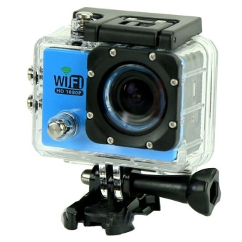 VVGCAM WiFi SJ6000 Sports Camera Full HD 1080P 170 Degree Wide Angle 2.0inch LCD (Blue) - intl  