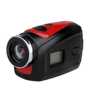 Waterproof HD Sports Camera Mini DV Action Camcorder F22 (Black/Red) - intl  