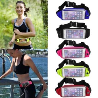 Waterproof Sport Waist Bag for Handphone Android for ASUS Zenfone 3Laser (ZC551KL) - Pink