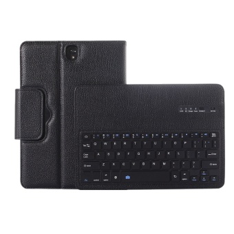 Gambar Wireless Bluetooth Keyboard Protective Case Magnetism AbsorptionFunction Detached Cover Tablet Bracket for 9.7inch Samsung GalaxyTab S3 SM T820 SM T825 Model Black   intl