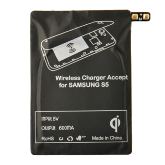 Gambar Wireless Charger Untuk pengisian telepon Kit Samsung Galaxy S5 (Hitam)