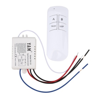 Gambar Wireless ON OFF 1 Ways 220V Lamp Remote Control Switch Receiver and Emitter Transmitter for droplight crystal lamp   intl