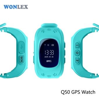 Harga Wonlex Anti Lost Q50 OLED Child GPS Tracker SOS Smart MonitoringPositioning Phone Kids GPS 