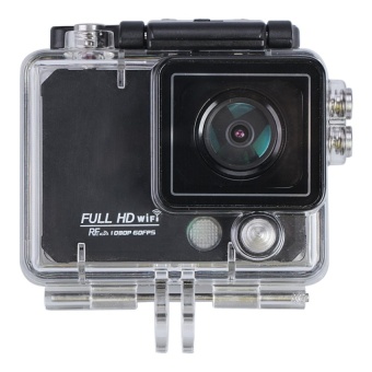 X5 WiFi FHD 2K Waterproof 12MP Camera DV 2 Inches LCD 170 Degree Wide Lens (Black) - intl  