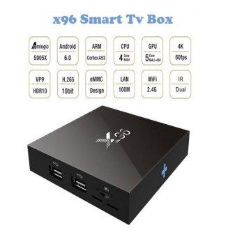 Gambar X96 android 6.0 marshmallow tv box amlogic S905X Quad core 1GB+8GBset tv box   intl