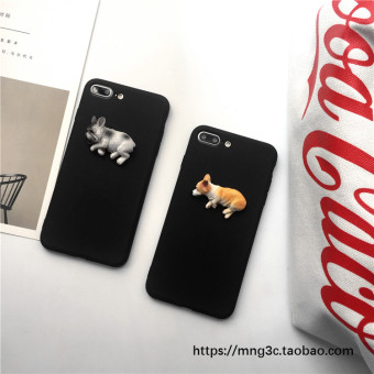 Gambar X9 x9splus sederhana tiga dimensi anjing corgi anjing shell telepon