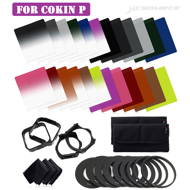Xcsource 9 Ukuran Cincin Adaptor 24 Filter Set 2 Pemegang 