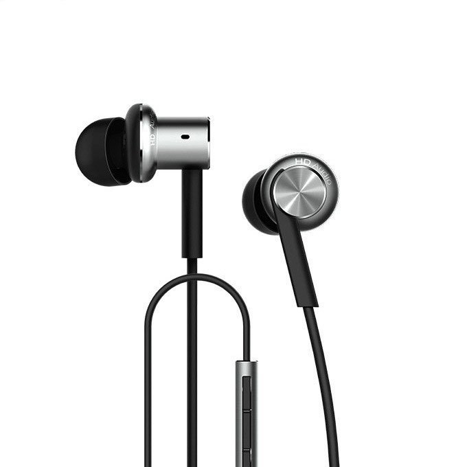 XiaoMi Mi IV Hybrid Dual Drivers Earphones In-Ear Headphones - Gold/White