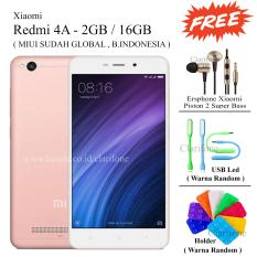 Xiaomi Redmi 4A - Ram 2GB - Rom 16GB - Layar 5 inch - Free 3 item - Rose Gold