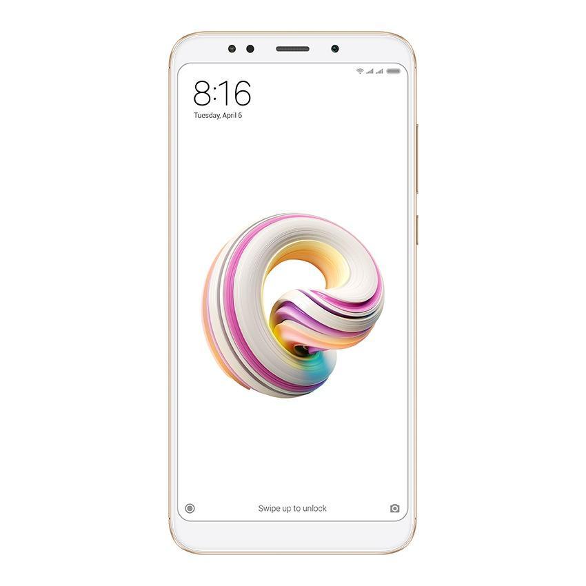 image:                  Xiaomi Redmi 5 Plus (4/64) - Gold - Snapdragon 625                              