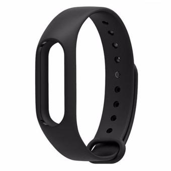 Xiaomi Strap Silicone Wristband For Watch Mi Band 2 / Miband2 / Millet 2 Gelang Jam / Tali Jam / Rubber Jam Miband - Hitam April 2018 - 2 Xiaomi Strap Silicone Wristband For Watch Mi Band 2 / Miband2 / Millet 2 Gelang Jam / Tali Jam / Rubber Jam Miband - Hitam - 2