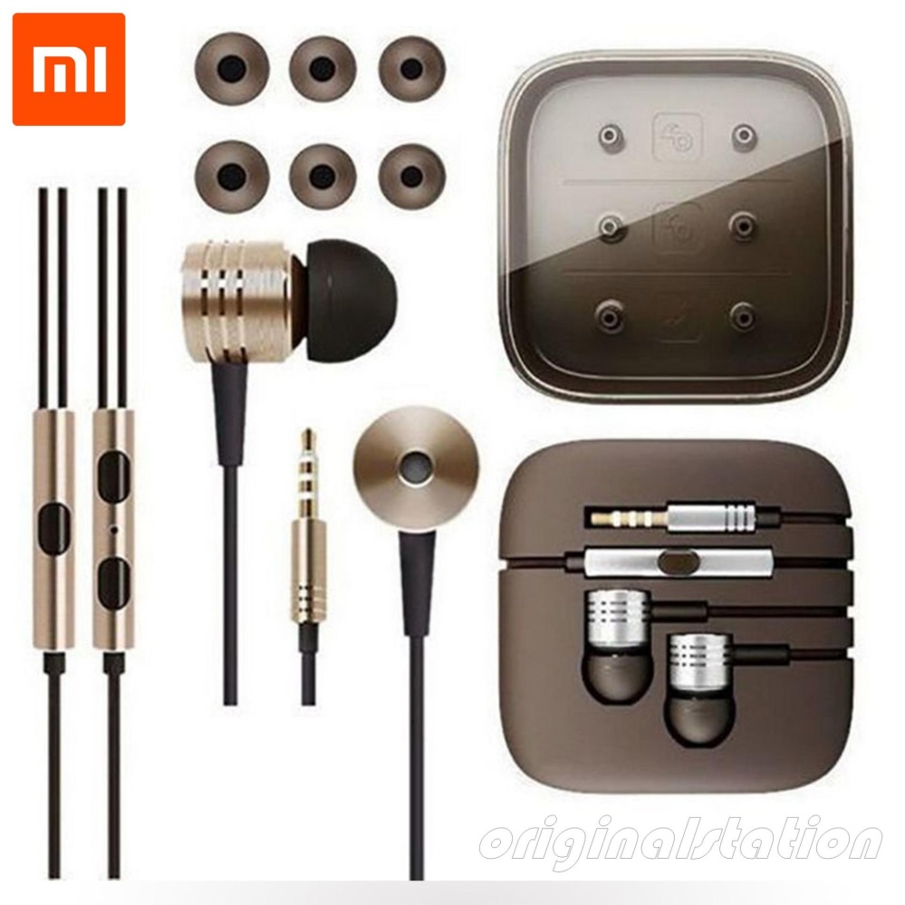 Xiaomi Universal Hansfree / Headset Super Bass Earbud 2nd Gold Generation - Original