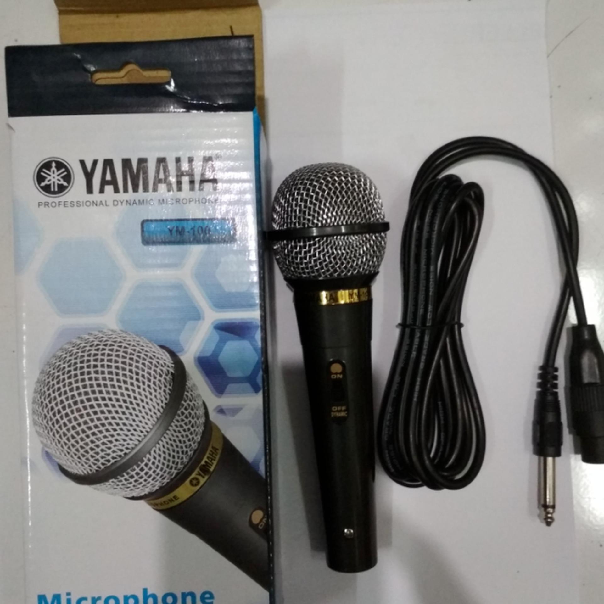 Yamaha professional Dynamic Microphone YM-100- hitam