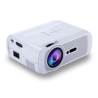 Gambar YBC LED Video Projector dengan HDMI untuk Rumah Theater PC Game Smartphone (UK Plug)