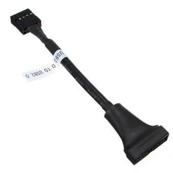 YBC USB 3.0 20 Pin Male To 2.0 9 Pin Female Motherboard House Converter Adaptor Kabel April 2018 - 4 YBC USB 3.0 20 Pin Male To 2.0 9 Pin Female Motherboard House Converter adaptor kabel - 4