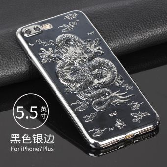 Gambar Yoovei Iphone8plus Elektroplating Anti Jatuh Silikon Lunak Casing Casing HP