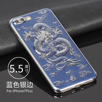 Gambar Yoovei Iphone8plus Elektroplating Anti Jatuh Silikon Lunak Casing Casing HP