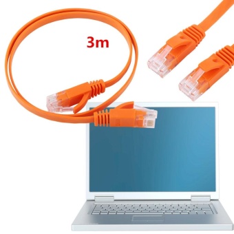 Harga YOSOO RJ45 CAT6 Ethernet Network Flat LAN Cable 1000Mbps
Orange3meters intl Online Review