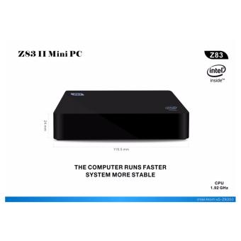 Z83II Mini PC Intel Atom x5-Z8350 Quad Core Windows 10 64bit Bluetooth 4.0 HDMI 2.4G 5.8G WiFi TV Box Media Palyer X86 LAN  
