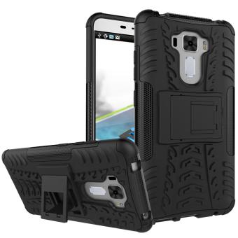 Gambar ZC553KL Case, Hard PC+TPU Shockproof Tough Dual Layer Cover Shellfor ASUS Zenfone 3 Max 5.5\