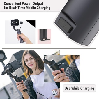 Zhiyun Smooth-Q 3-Axis Handheld Gimbal Stabilizer Wireless Control Vertical & Horizontal Shooting Panorama Mode for Smartphone 3.5\\\