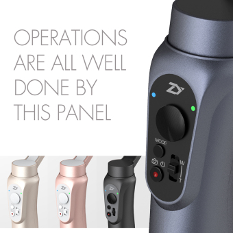 Zhiyun Smooth-Q 3-Axis Handheld Gimbal Stabilizer Wireless Control Vertical & Horizontal Shooting Panorama Mode for Smartphone 3.5\\\