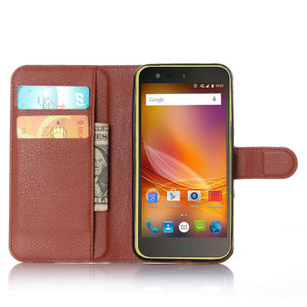 Gambar Zte x5 x5 timbul dompet pelindung lengan telepon shell