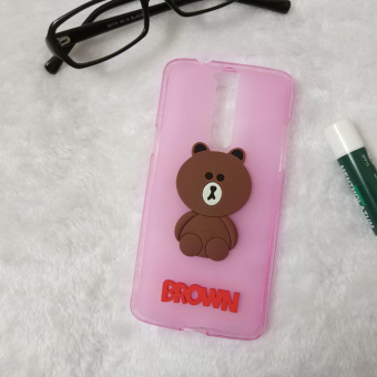 Gambar Zte zte b2015 lucu silikon penurunan resistensi soft cover shell telepon