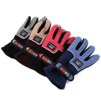1 Pair Full Finger Warm Gloves For Outdoor Sports ONE SIZE InkPainting--TC Pebruari 2019 - 4 1 Pair Full Finger Warm Gloves for Outdoor Sports ONE SIZE InkPainting--TC - 4