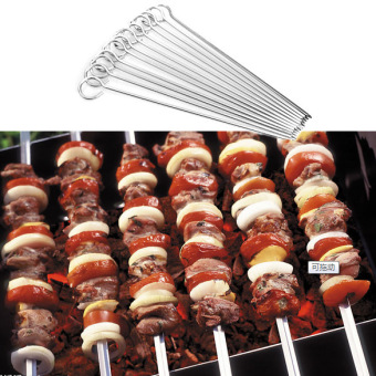 12 Buah Tusuk Sate Barbeque Bbq Jarum 20 Cm Perkakas Garpu Besi Berkemah Di Luar Ruangan Pebruari 2019 - 3 12 buah tusuk sate barbeque Bbq jarum 20 cm perkakas garpu besi berkemah di luar ruangan - 3