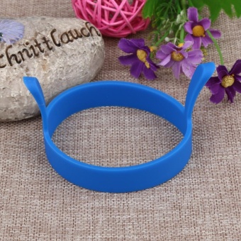 1pc Round Silicone Fried Egg Tool Pancake Mould Ring Poacher (Blue) - Intl Juni 2018 - 2 1pc Round Silicone Fried Egg Tool Pancake Mould Ring Poacher (Blue) - intl - 2