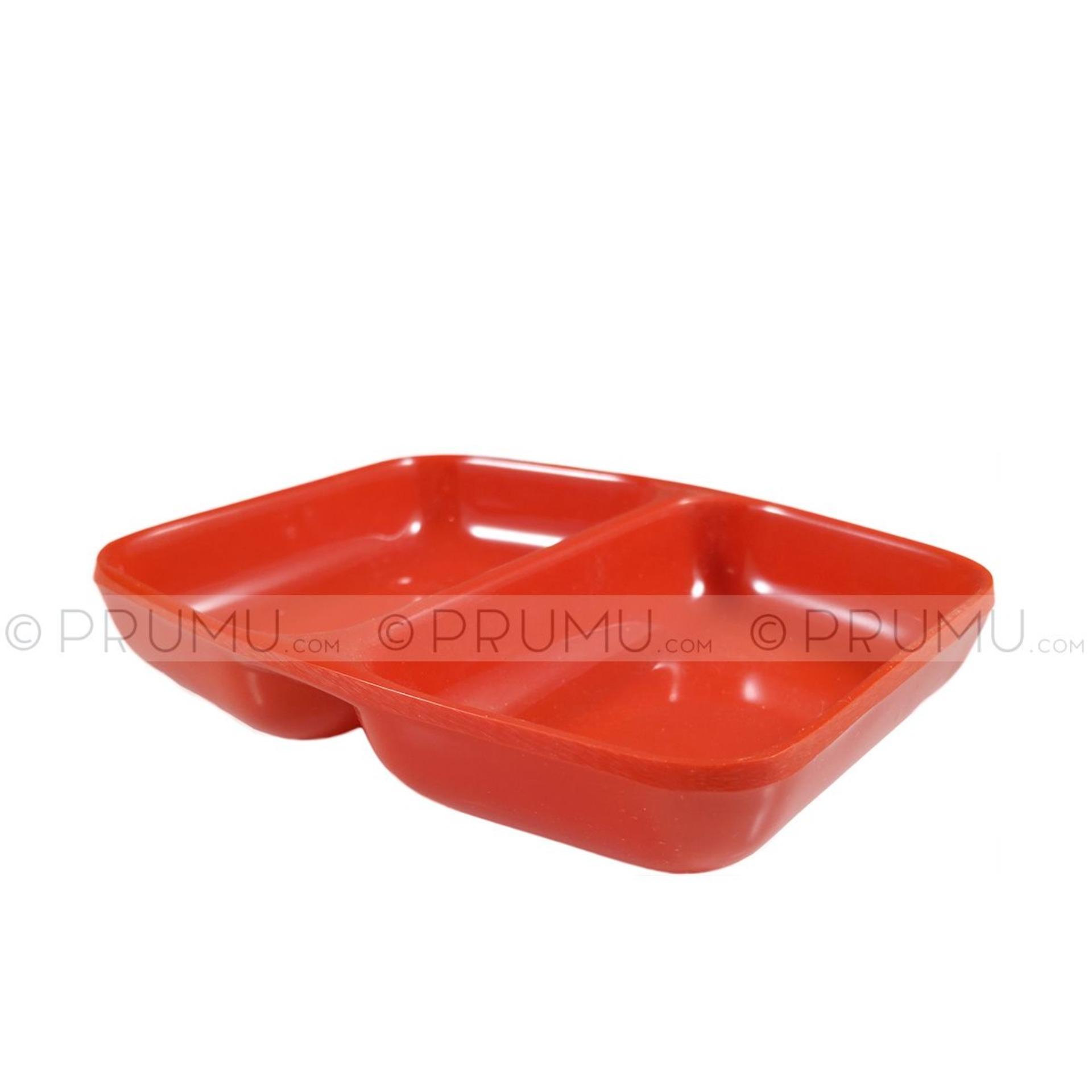 3 Piring Sambal Sekat 2 | Tempat Sambal | Tempat Sambel Cabe - SA 866