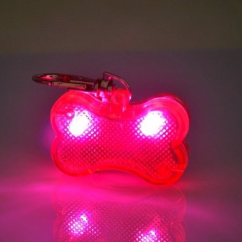 Anjing Peliharaan Keselamatan Iampu LED Lampu Klip Lampu LiontinKalung Melingkar Baru (Berwarna Merah Muda) Juni 2018 - 2 Anjing Peliharaan Keselamatan Iampu LED Lampu Klip Lampu LiontinKalung Melingkar Baru (Berwarna Merah Muda) - 2