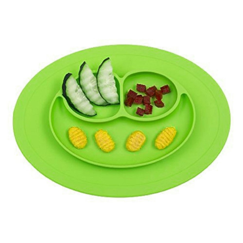 Baby Feeding Satu Potong Mini Happy Face Plate
