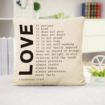 BolehDeals 45*45cm Cushion Cover LOVE Heart Couple Linen ThrowCotton Pillow Case # 2 (Intl) Juni 2019 - 3 BolehDeals 45*45cm Cushion Cover LOVE Heart Couple Linen ThrowCotton Pillow Case # 2 (Intl) - 3