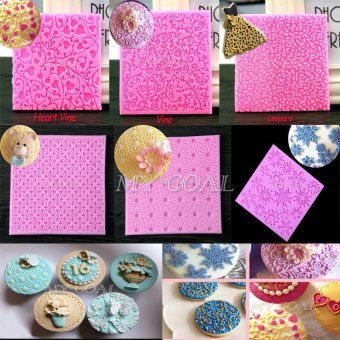BolehDeals Fondant Silikon Cetakan Renda Alas Embosser SugarcraftCetakan Alat Dekorasi Kue Juli 2019 - 5 BolehDeals Fondant Silikon Cetakan Renda Alas Embosser SugarcraftCetakan Alat Dekorasi Kue - 5