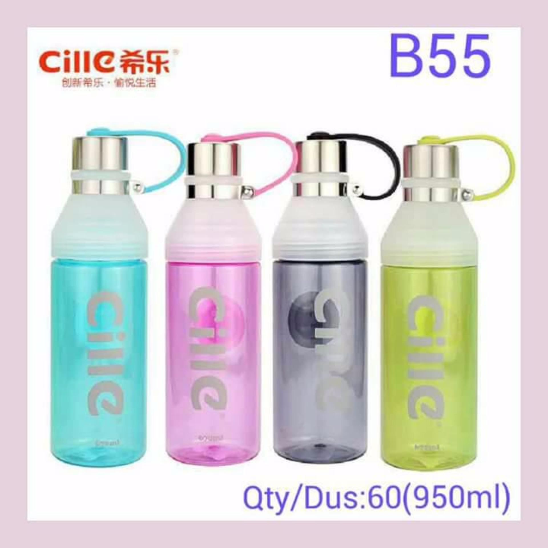 Botol Minum Air 950ML Cille - Cille Bottle Water - Babamu - Random