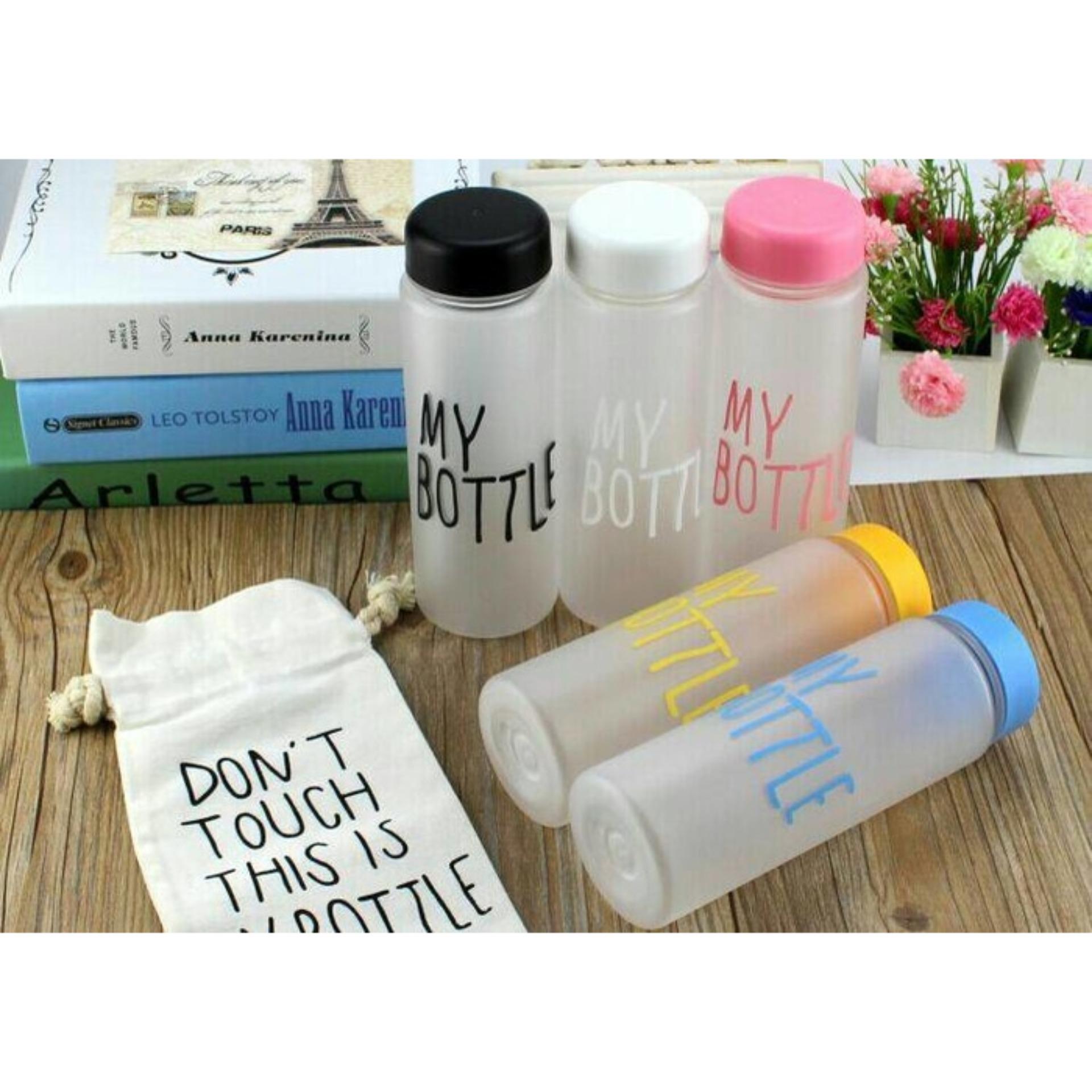 Botol Minum Air My Bottle Doff Free Pouch- My Bottle Doff Water Drinking Free Pouch- Babamu