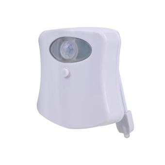Bowl Light Motion Sensor LED - Lampu Kloset Toilet Sensor Gerak -Putih