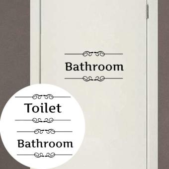 BUYINCOINS 2016 Retro Pintu Kamar Mandi Toilet Dekorasi WallSticker Dekorasi Dinding Seni Desember 2018 - 4 BUYINCOINS 2016 retro pintu kamar mandi toilet Dekorasi WallSticker dekorasi Dinding Seni - 4