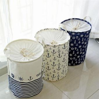 BUYINCOINS Katun Linen Mencuci Pakaian Keranjang Cucian Penyortirtas Bagasi - Internasional Juni 2019 - 2 BUYINCOINS katun Linen mencuci pakaian keranjang cucian penyortirtas bagasi - Internasional - 2