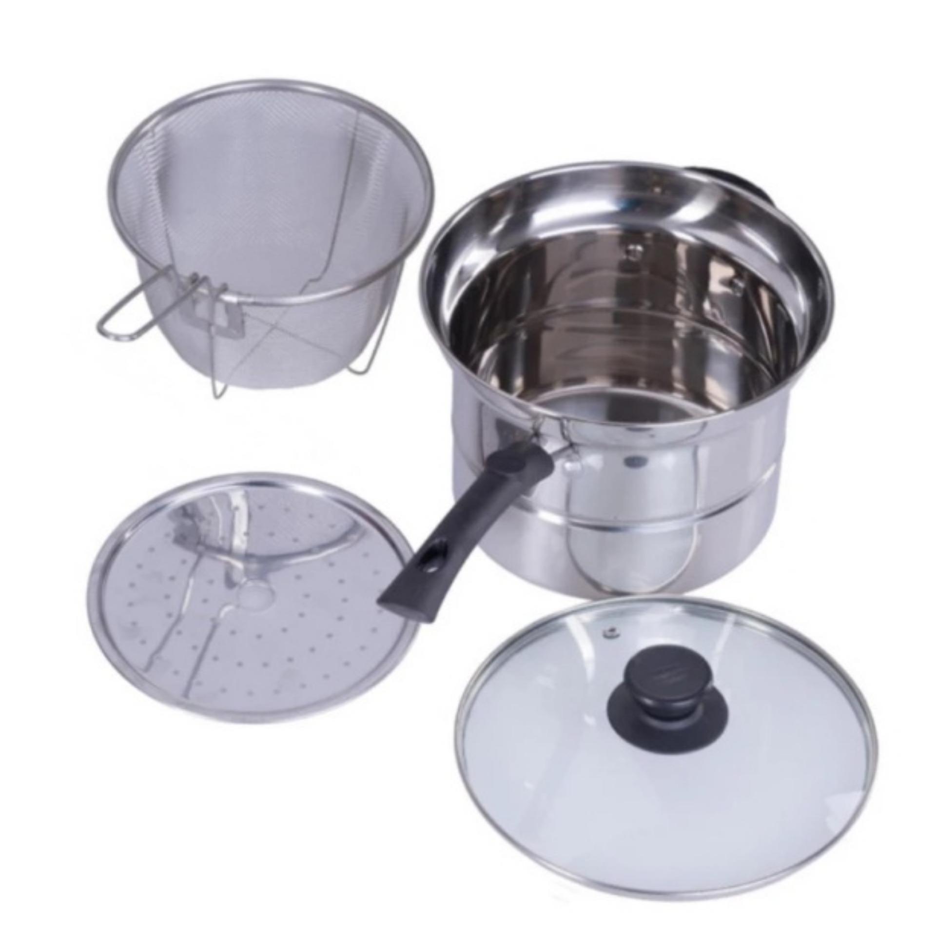 Deep Fryer Alat Masak Serbaguna 1 Alat 3 Fungsi