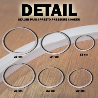 EELIC KPP-20CM 2 Pcs KARET PANCI PRESTO SEALING PRESSURE COOKER September 2018 - 4 EELIC KPP-20CM 2 Pcs KARET PANCI PRESTO SEALING PRESSURE COOKER - 4