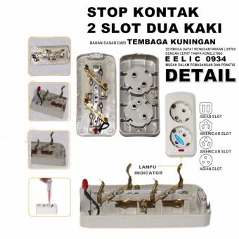 EELIC STK-0934 3 PCS Stop Kontak 2 Lubang Socket Untuk Steker 2Kaki Lampu Indikator Pebruari 2019 - 3 EELIC STK-0934 3 PCS Stop Kontak 2 Lubang Socket untuk Steker 2Kaki Lampu Indikator - 3