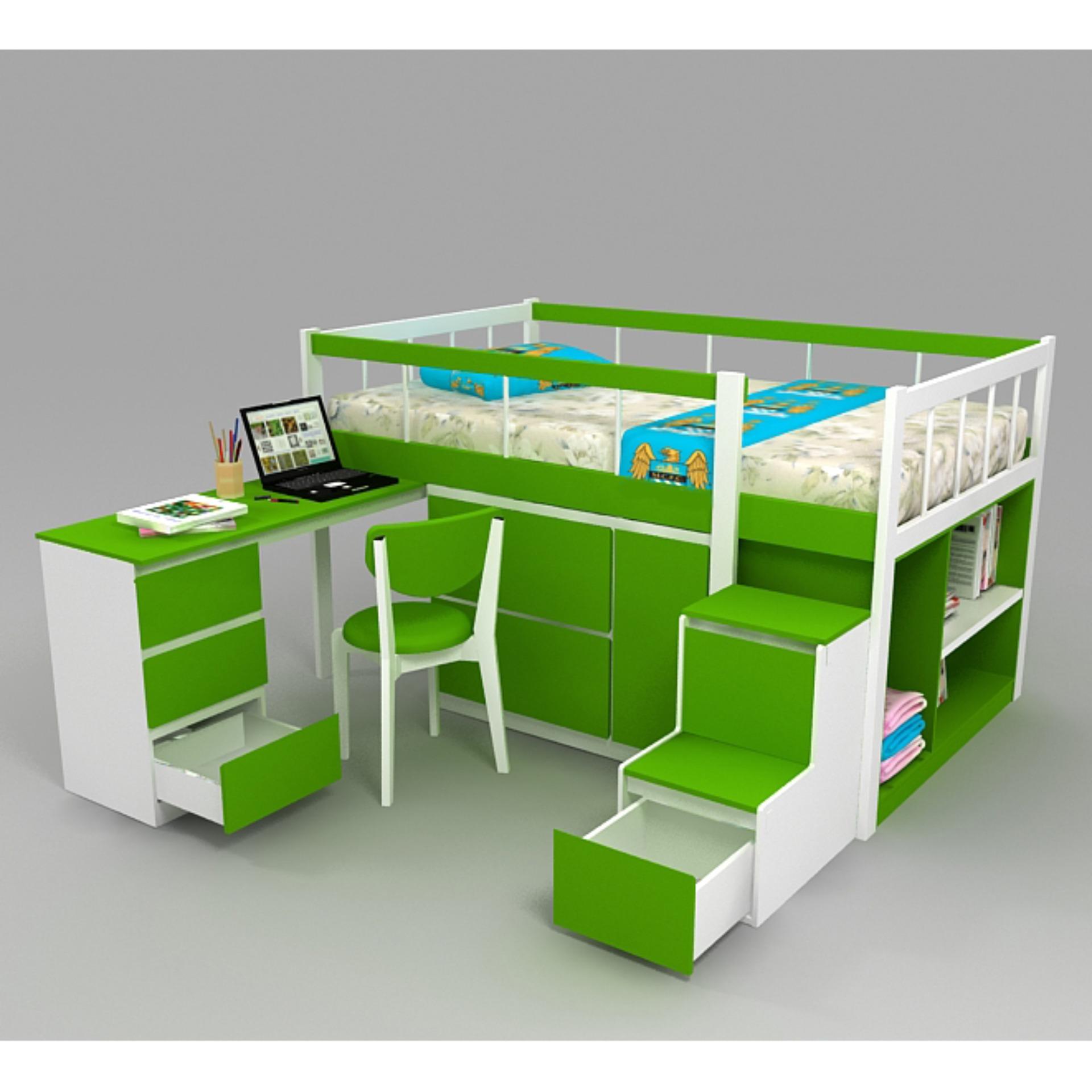 Funkids Tempat Tidur Anak Austin 01-100 Tangga Laci Funkids Tempat Tidur Anak Austin 01-100 Tangga Laci